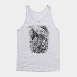 White Raven Tank Top